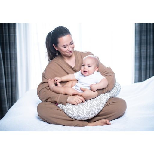 MOTHERHOOD Szoptatós párna Beige Classics new36x16x54 cm