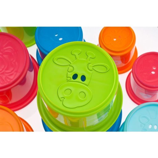 CHICCO Számokkal ellátott toronyépítő poharak 9h+