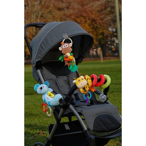 CHICCO Rágóka/csörgő vibráló majom 3m+