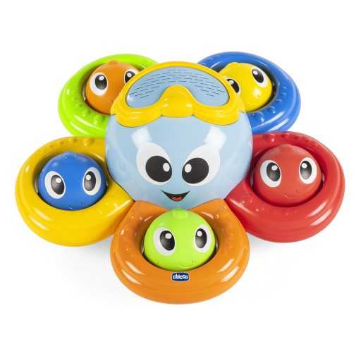 CHICCO Billy 2 az 1-ben vízijáték polip 6 hónapos kortól