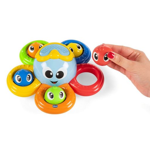 CHICCO Billy 2 az 1-ben vízijáték polip 6 hónapos kortól