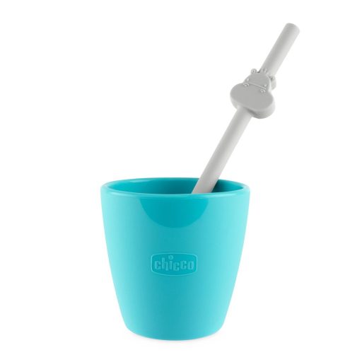 CHICCO Szilikon szívószálak 6 db, 12m+