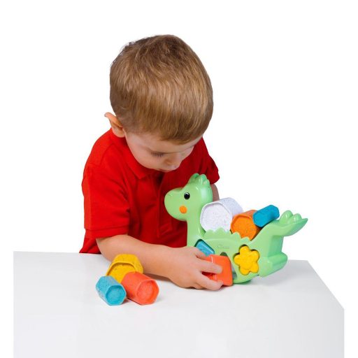CHICCO 2 az 1-ben behelyezhető játék Dino Eco+ 12 hónapos kortól