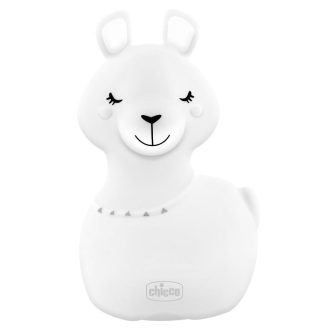   CHICCO Lámpás éjszakai fény tölthető, hordozható Sweet Lights - Lama