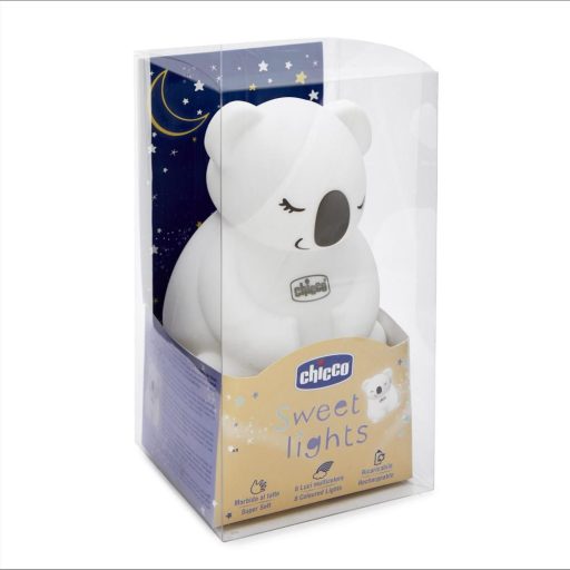 CHICCO Lámpás éjszakai fény tölthető, hordozható Sweet Lights - Koala