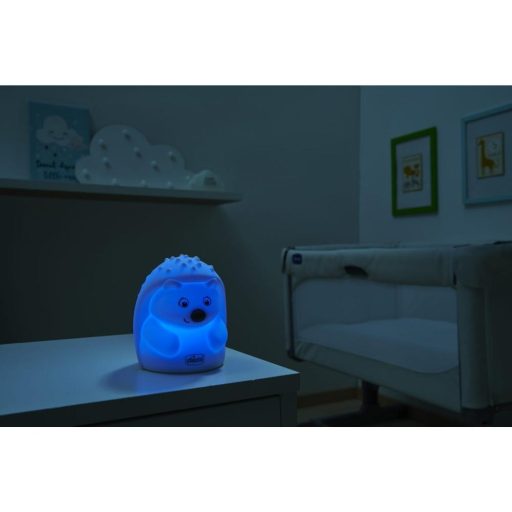 CHICCO Lámpa éjszakai fény újratölthető, hordozható Sweet Lights - Sündisznó
