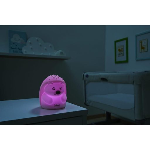 CHICCO Lámpa éjszakai fény újratölthető, hordozható Sweet Lights - Sündisznó