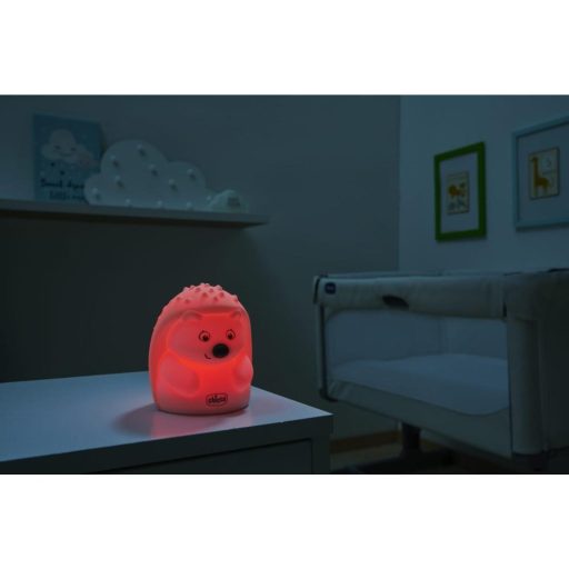 CHICCO Lámpa éjszakai fény újratölthető, hordozható Sweet Lights - Sündisznó