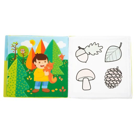 CHICCO Vízfestékes újrafesthető könyv Seasons 24m+