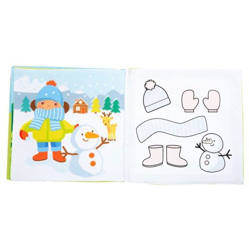 CHICCO Vízfestékes újrafesthető könyv Seasons 24m+