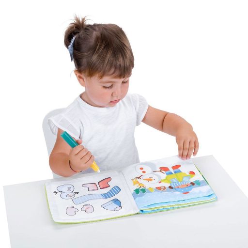 CHICCO Vízfestékes újrafesthető könyv Seasons 24m+