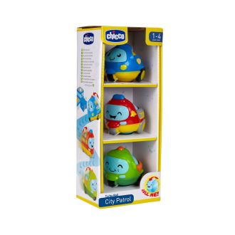 CHICCO Mini járművek City Patrol 3db, 12m+
