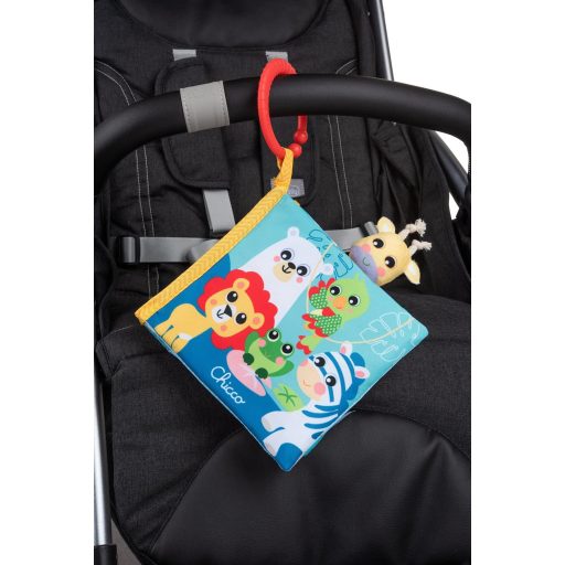 CHICCO Textil érzékszervi állatok könyve 3m+