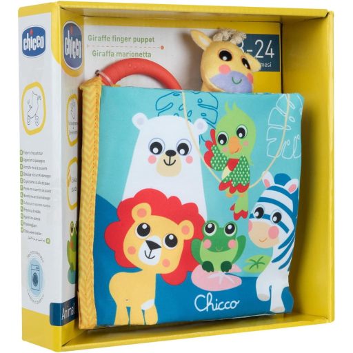 CHICCO Textil érzékszervi állatok könyve 3m+