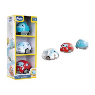 CHICCO Mini autók Vintage 3db, 12m+