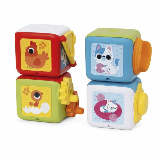 CHICCO Aktivitáskockák hanggal 2 az 1-ben 10h+