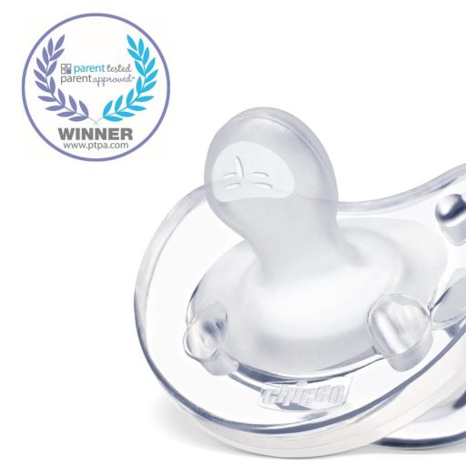 CHICCO Physio Soft teljesen szilikon cumi 6-16 hónapos fiúknak 2 db