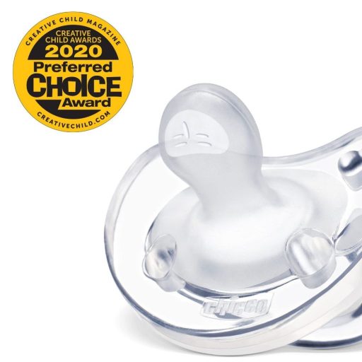 CHICCO Physio Soft teljesen szilikon cumi 6-16 hónapos fiúknak 2 db