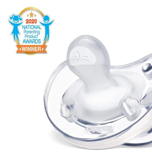 CHICCO Physio Soft teljesen szilikon cumi 6-16 hónapos fiúknak 2 db