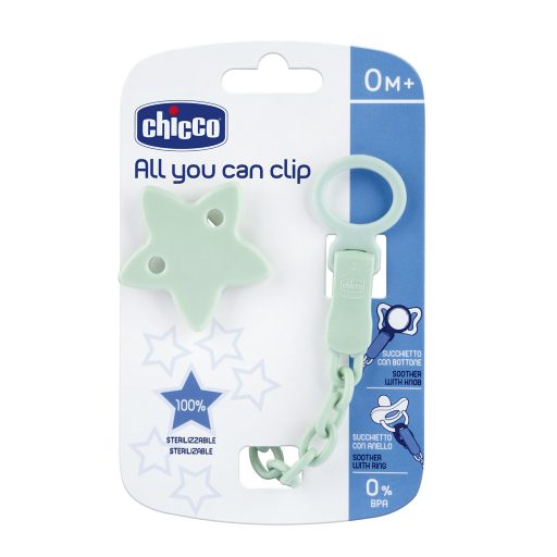 CHICCO Cumisüveg klip All you can clip - star