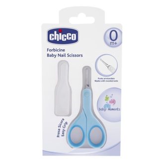 CHICCO Kerek hegyű olló kék