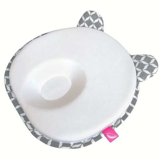 MOTHERHOOD Ergonomikus stabilizáló párna újszülötteknek fülekkel Grey Classics 0-6hó