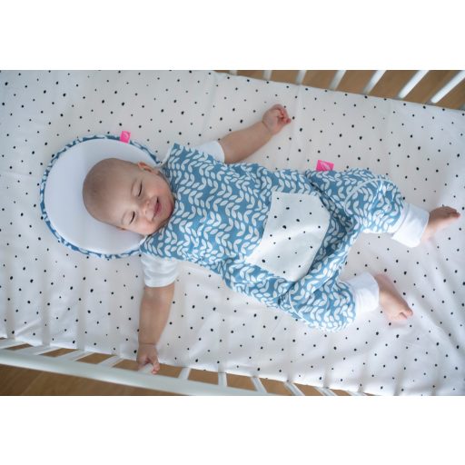 MOTHERHOOD Ergonomikus stabilizáló párna újszülötteknek Blue Classics new 0-6hó