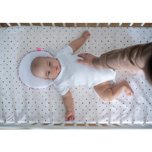 MOTHERHOOD Ergonomikus stabilizáló párna újszülötteknek Pink Classics new 0-6hó