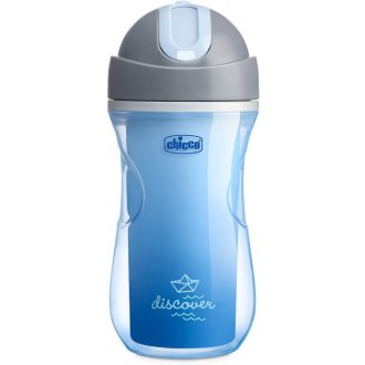 CHICCO Sport termo bögre szívószállal 266 ml kék 14h+