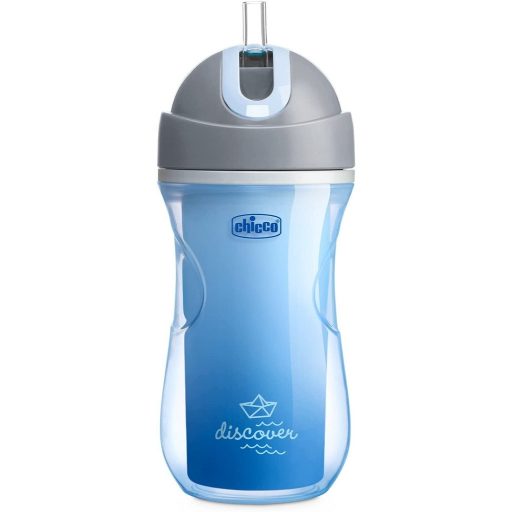 CHICCO Sport termo bögre szívószállal 266 ml kék 14h+
