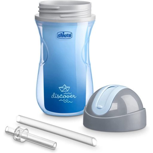 CHICCO Sport termo bögre szívószállal 266 ml kék 14h+