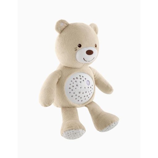 CHICCO Medvídek usínáček projektorral és zenével Baby Bear First Dreams semleges bézs 0m+