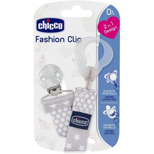 CHICCO Cumisüveg klip Fashion semleges