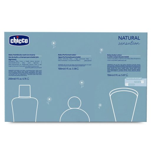 CHICCO Ajándék kozmetikai szett Natural Sensation - Baby Essential 0m+
