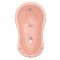 MALTEX Babakád leeresztő dugóval Elefánt Minimal 84 cm - peach rose