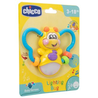 CHICCO Elektronikus rágóka Világító bogárka 3h+
