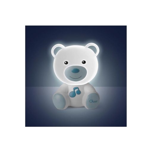 CHICCO Éjszakai fény és zenei Medve kék 0m+