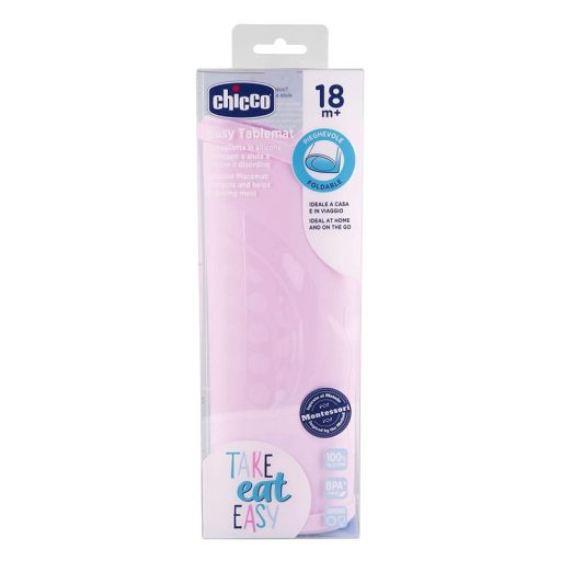 CHICCO Szilikon alátét rózsaszín 18h+