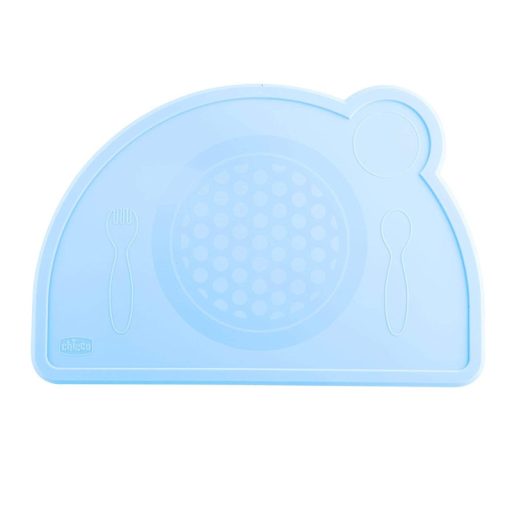 CHICCO Szilikon alátét kékzöld 18h+