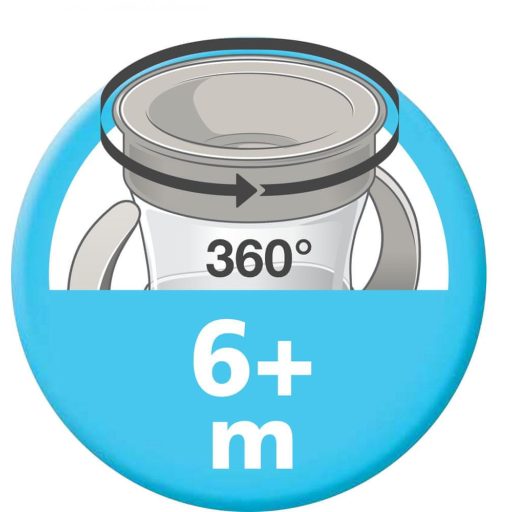 NUK Mini Magic Cup 160 ml piros