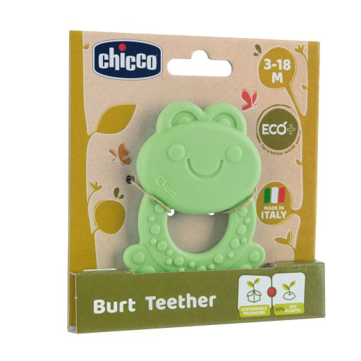 CHICCO Rágóka Eco+ Békás Burt zöld 3h+