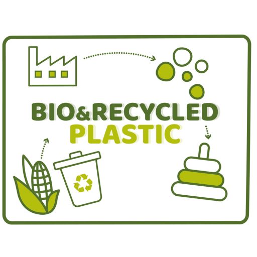CHICCO Rágóka Eco+ Békás Burt zöld 3h+