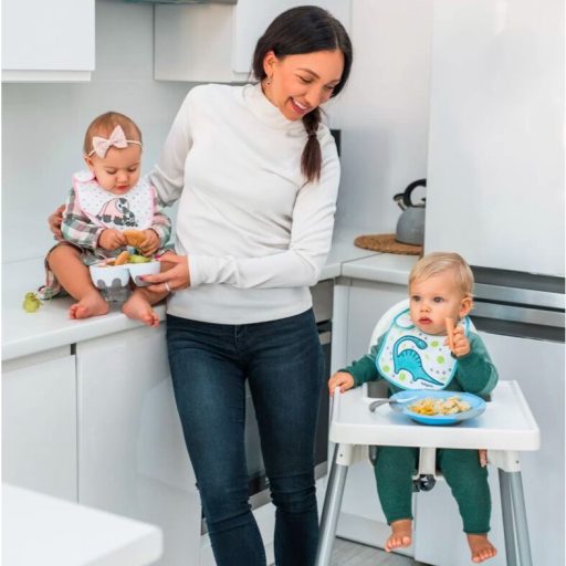 BABYONO Kanalak 2 db zöld/lila