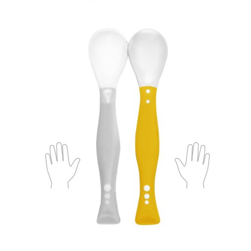 BABYONO Flexi kanalak 2 db szürke/sárga