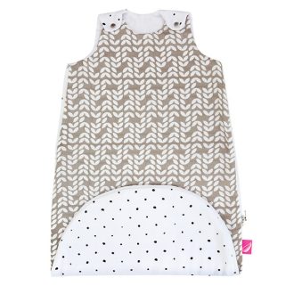   MOTHERHOOD Hálózsák 2in1 ZIP-A-Round Beige muszlin Beige Classics 3-18hó 0,5 tog