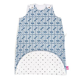   MOTHERHOOD Hálózsák 2in1 ZIP-A-Round Beige muszlin Blue Classics 3-18hó 0,5 tog