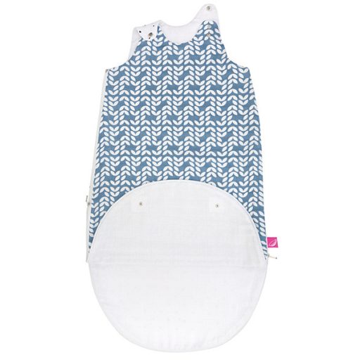 MOTHERHOOD Hálózsák 2in1 ZIP-A-Round Beige muszlin Blue Classics 3-18hó 0,5 tog