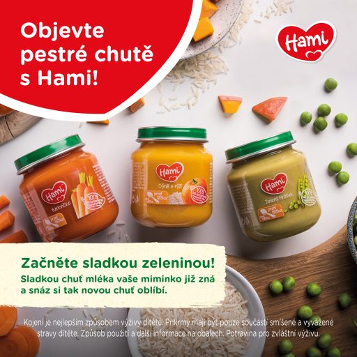 HAMI Zöldborsó (125 g) - zöldséges bébiétel