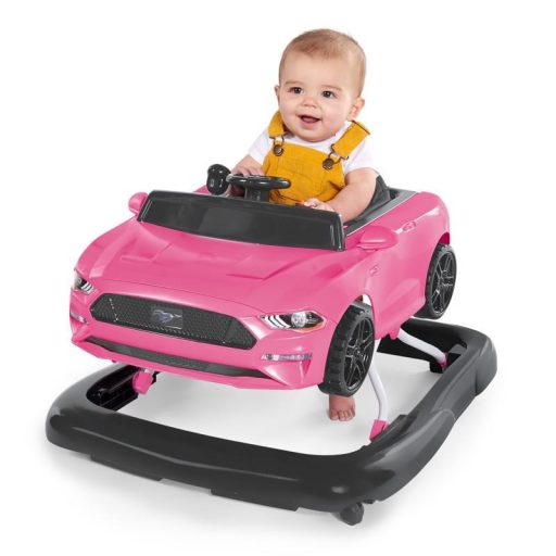 BRIGHT STARTS Bébikomp 3in1 Ford Mustang Pink 6hó+, 12 kg-ig