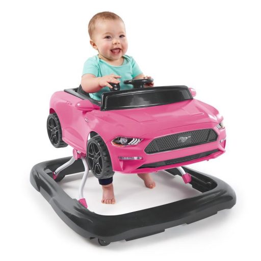 BRIGHT STARTS Bébikomp 3in1 Ford Mustang Pink 6hó+, 12 kg-ig